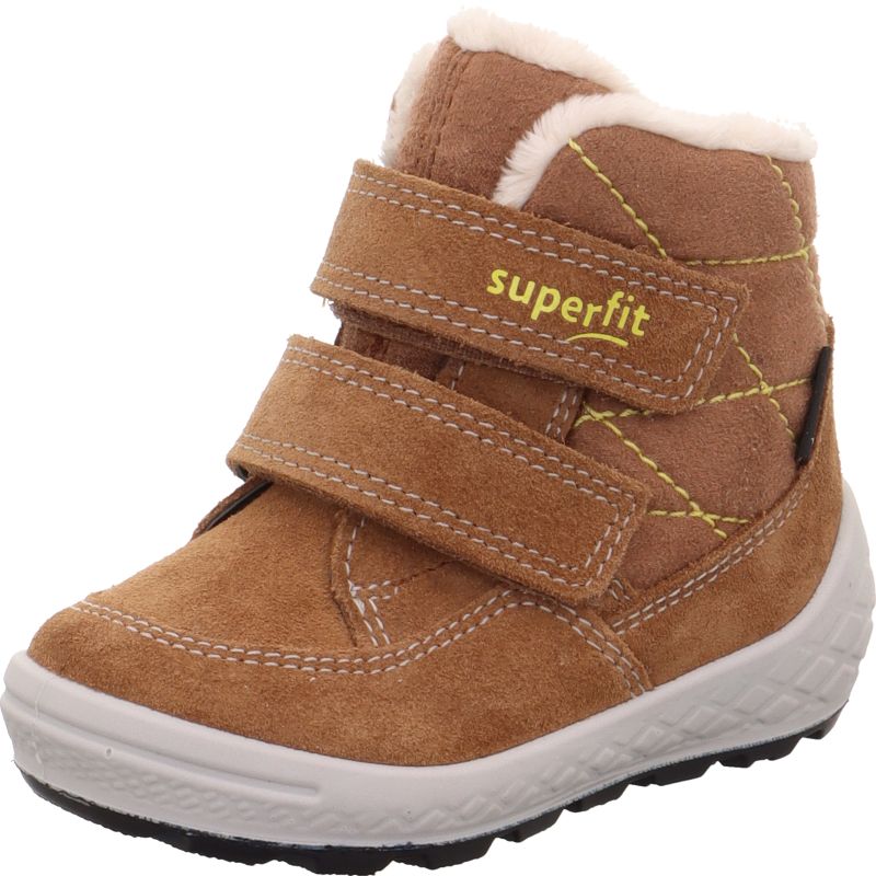 Superfit GROOVY 2.0 Boys Boot - Material: Leather/Textil in Brown