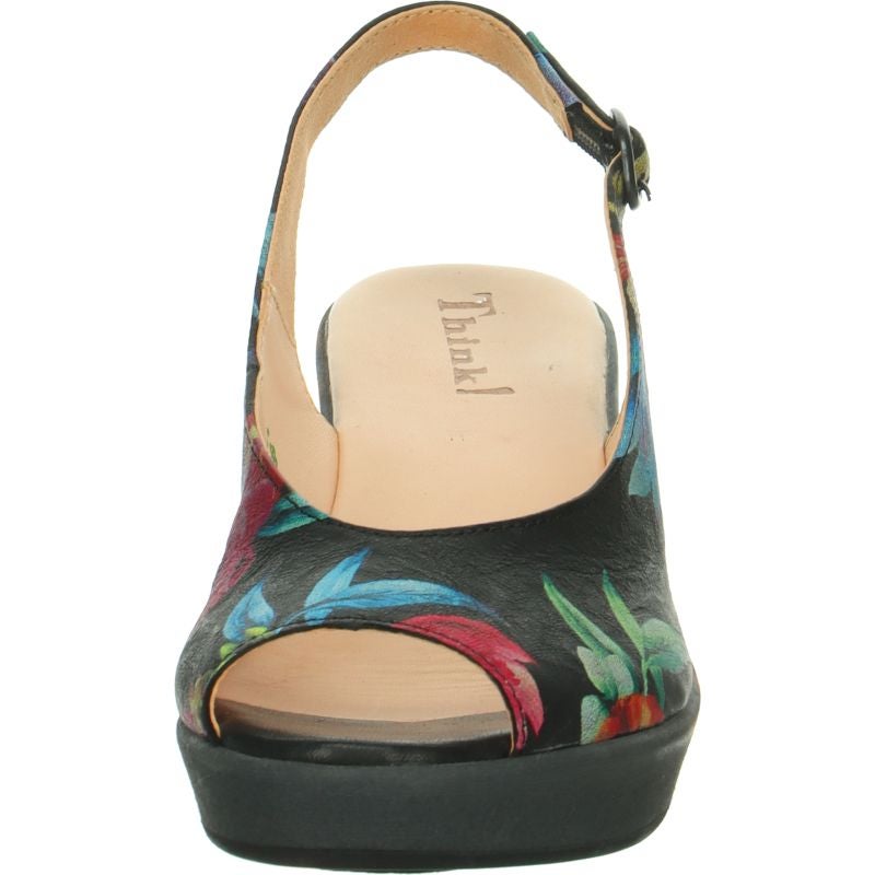Think ZEPPA Woman Sandal - Material: Leather in Multi Colour