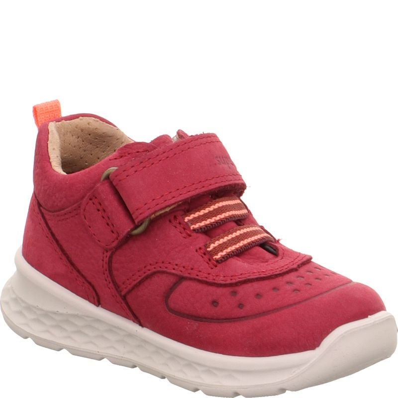 Superfit BREEZE Girls Sneakers high - Material: Leather in Red