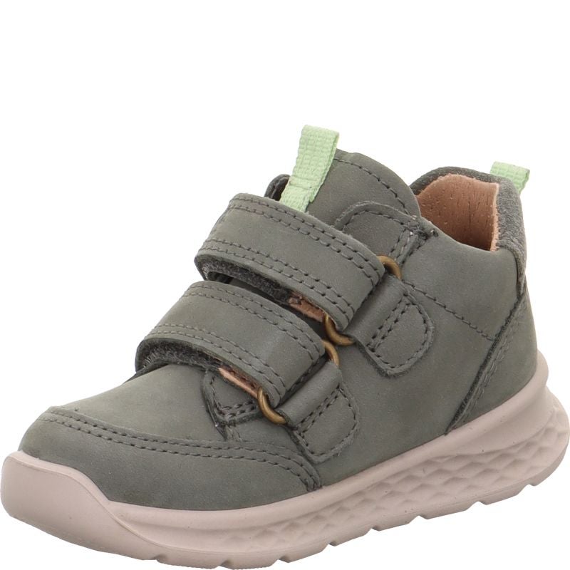 Superfit BREEZE Sneaker high - Material: Leder in Grün