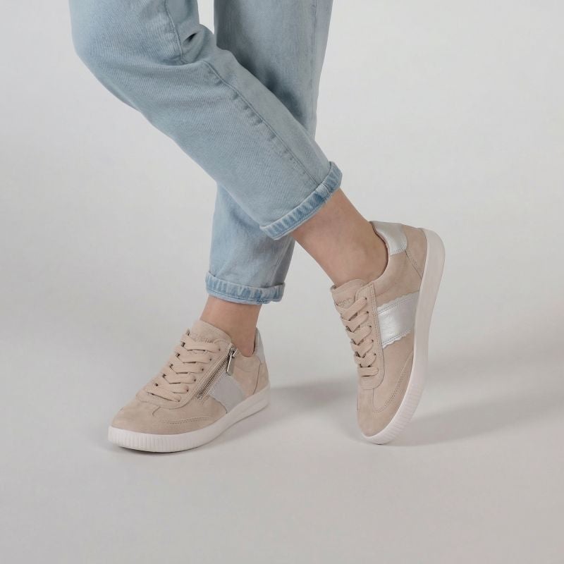 Legero SILENCE Woman Sneakers low - Material: Leather in Beige
