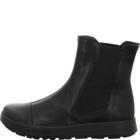Think! COMODA Damen Chelsea Boots - Material: Leder in Schwarz