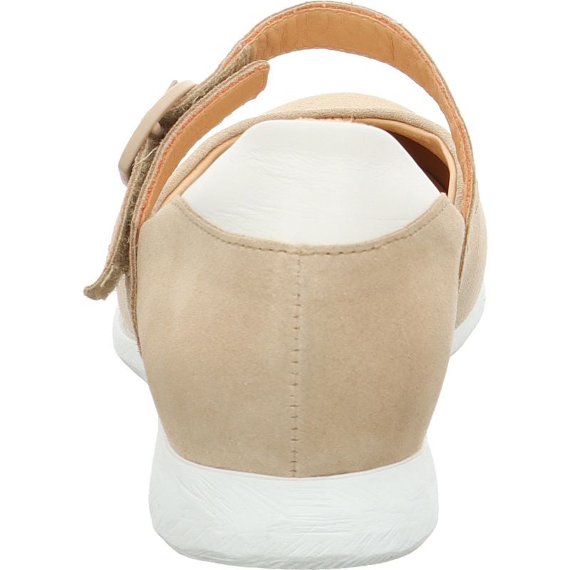 Think ALOA Ballerina - Material: Leather in Beige