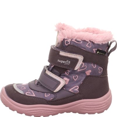 Superfit CRYSTAL Girls Boot - Material: Leder/Sonstiges Material/Texti in Purple