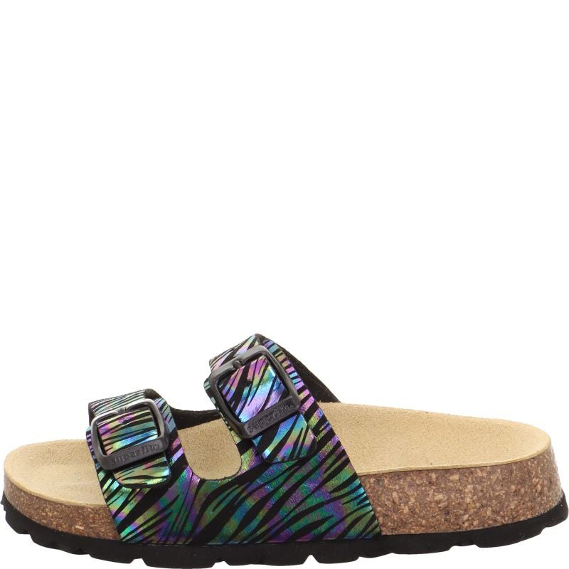 Superfit FUSSBETTPANTOFFEL Slipper - Material: Textile in Black