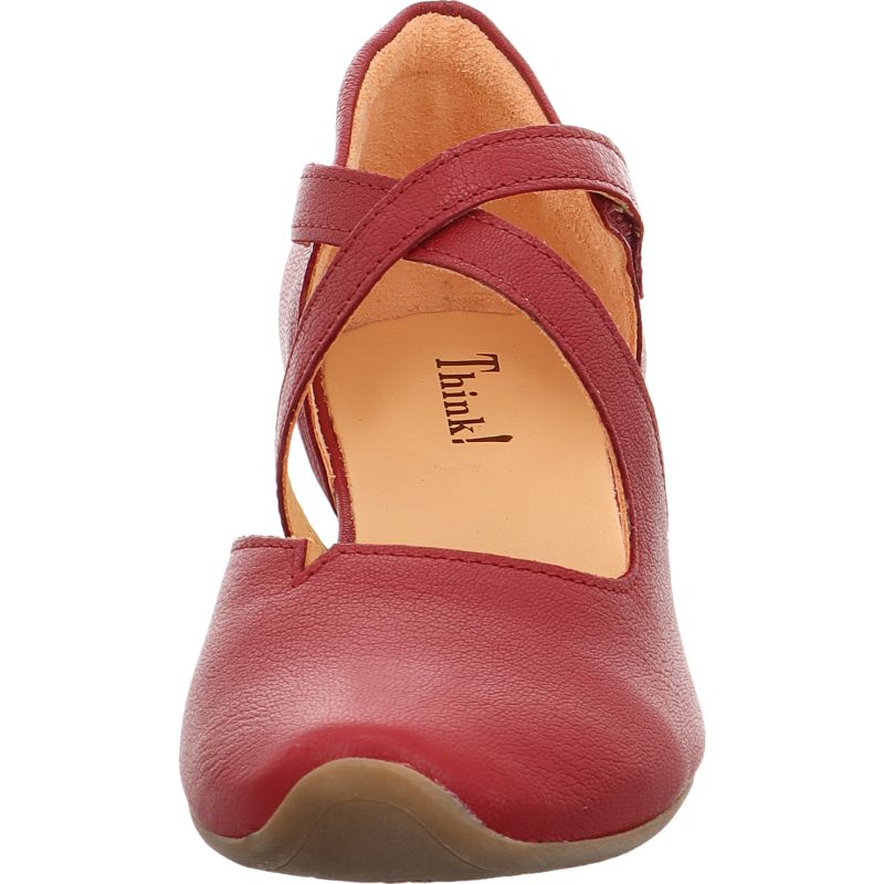 Think! AIDA Damen Pumps - Material: Leder in Rot