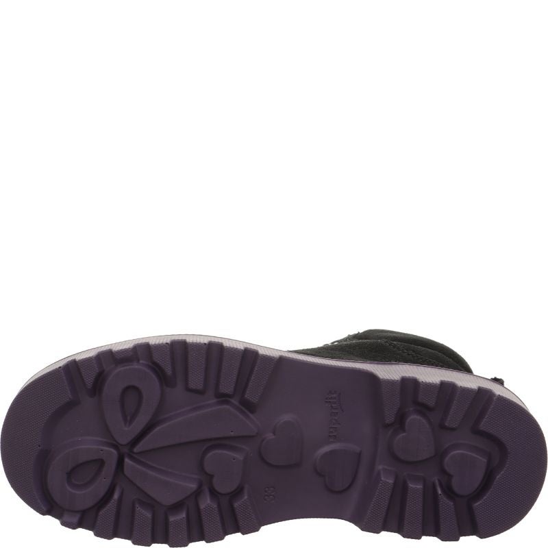 Superfit ABBY NOVA Mädchen Boots - Material: Leder/Textil in Schwarz