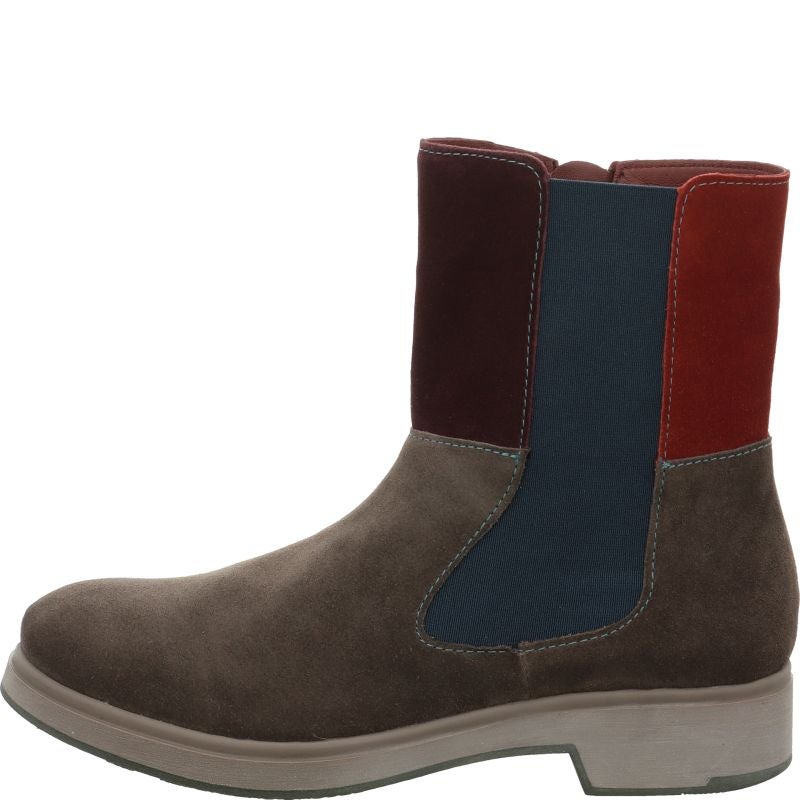 Think COGITA Woman Cheslea boot - Material: Leather in Grey