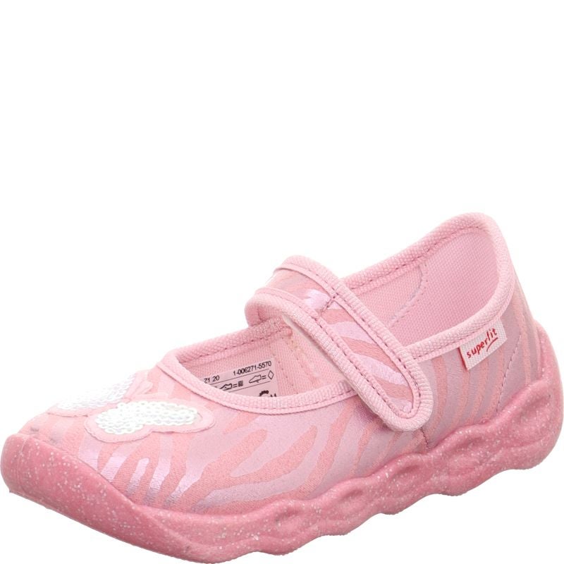 Superfit BUBBLE Slipper - Material: Textile in Rose