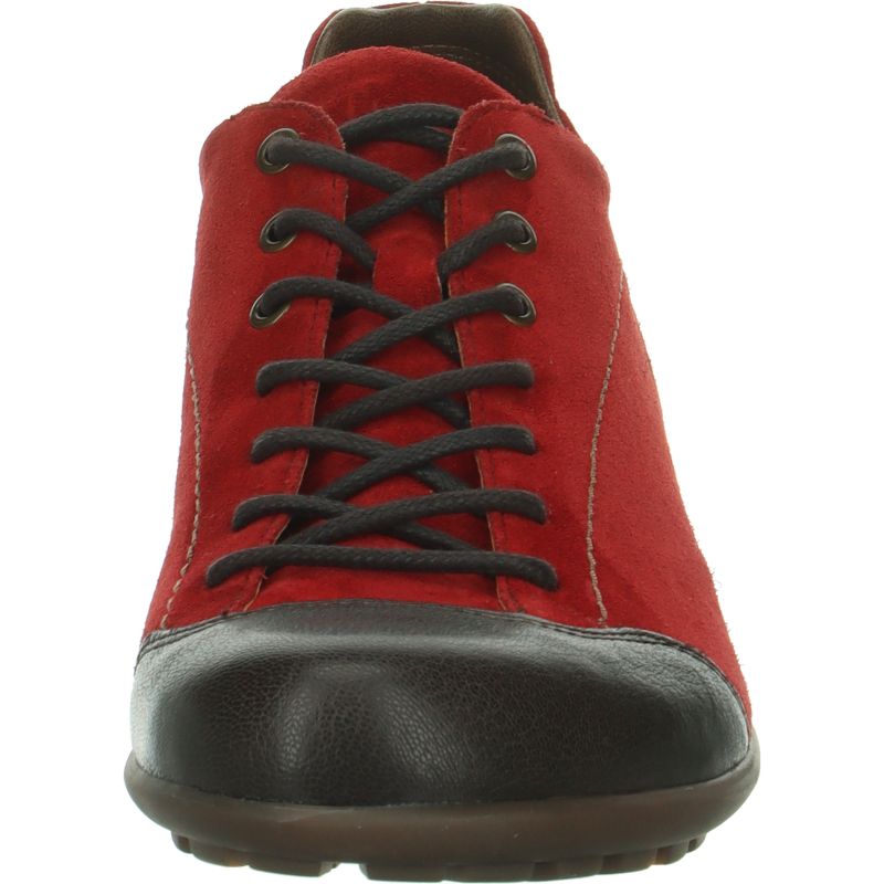 Think KONG HERREN Lace up shoe - Material: Leather in Red