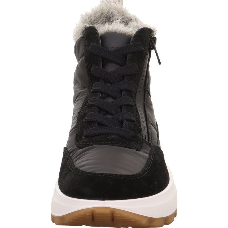 legero T4 RUN Damen Sneaker high - Material: Leder/Textil in Schwarz
