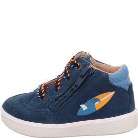 Superfit SUPIES Sneaker high - Material: Leder/Textil in Blau