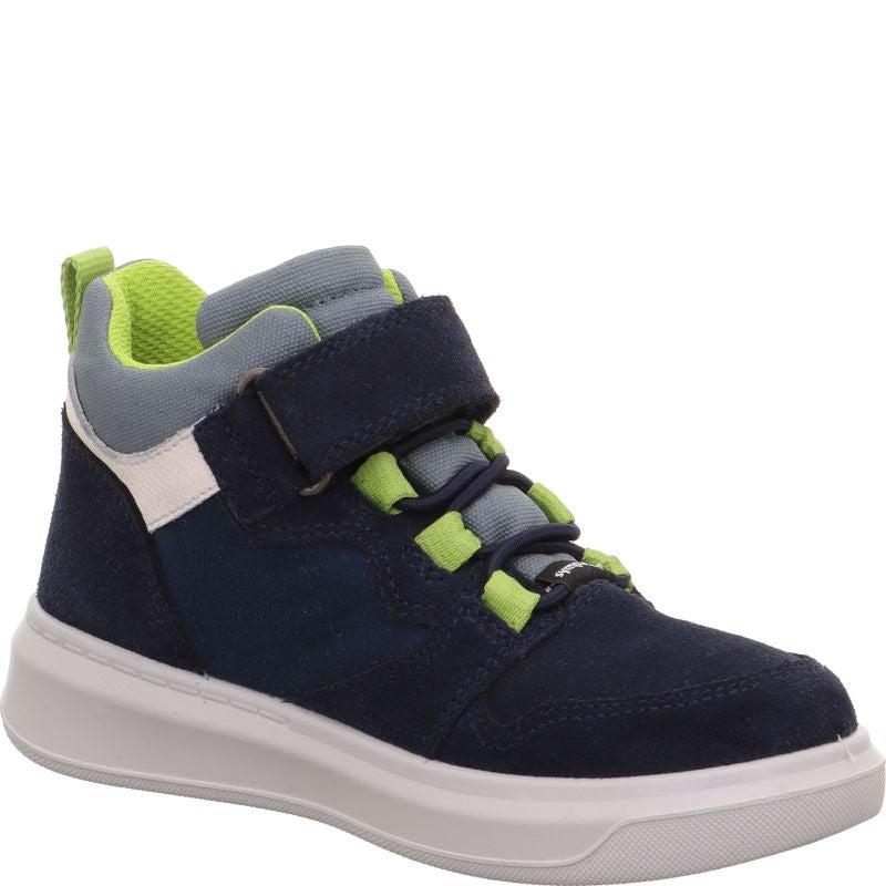 Superfit COSMO Boys Sneakers high - Material: Leather/Textil in Blue