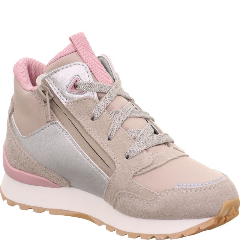 Superfit DASH Mädchen Sneaker high - Material: Leder/Sonstiges Material/Textil in Beige