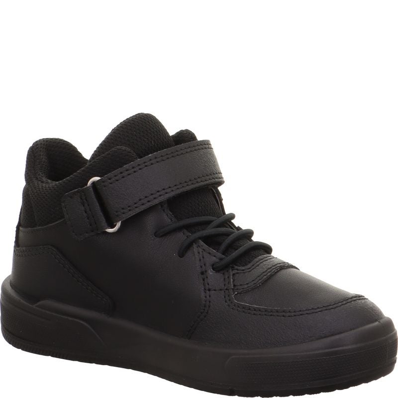 superfit MAVERICK Jungen Sneaker high - Material: Leder/Sonstiges Material/Textil in Schwarz
