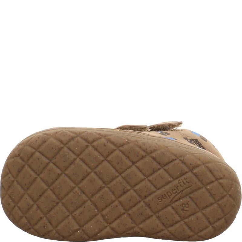 Superfit SATURNUS Unisex | Jungen Sneaker high - Material: Leder in Braun