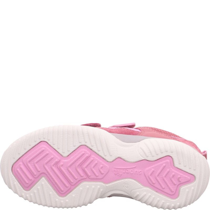 Superfit STORM Mädchen Sneaker low - Material: Leder/Sonstiges Material/Textil in Pink