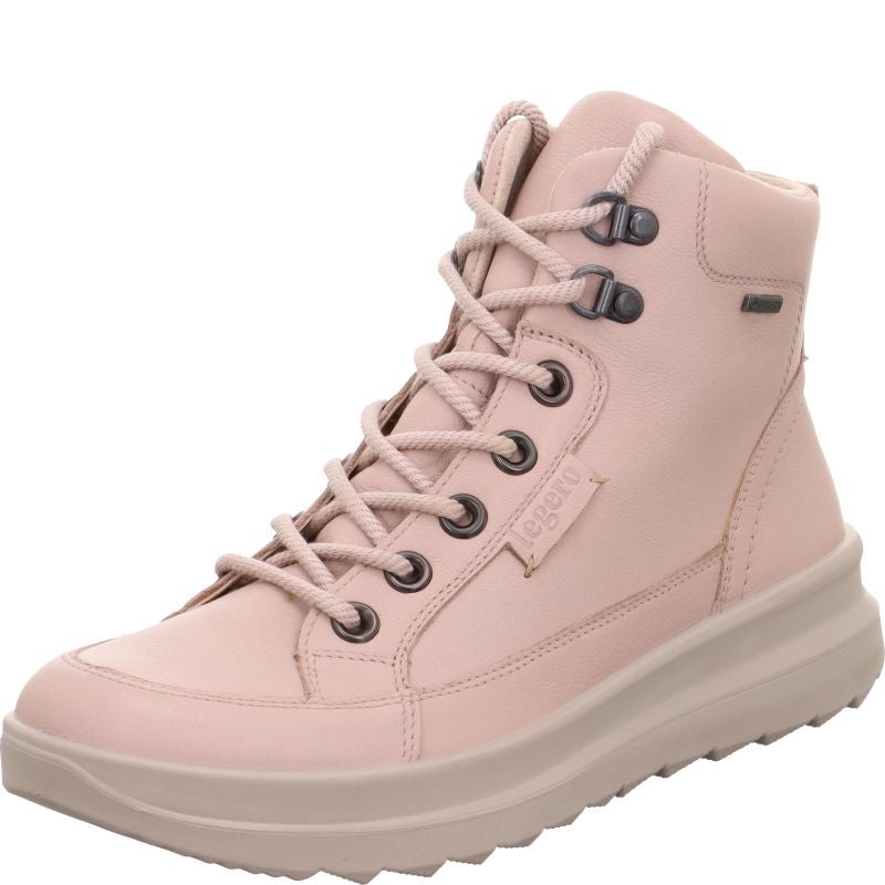 Legero DREAMER Damen Schnürboots - Material: Leder in Rosa