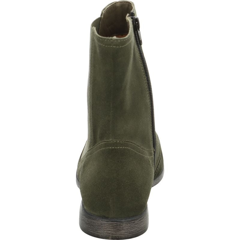 Think! AGRAT Damen Stiefelette - Material: Leder in Oliv