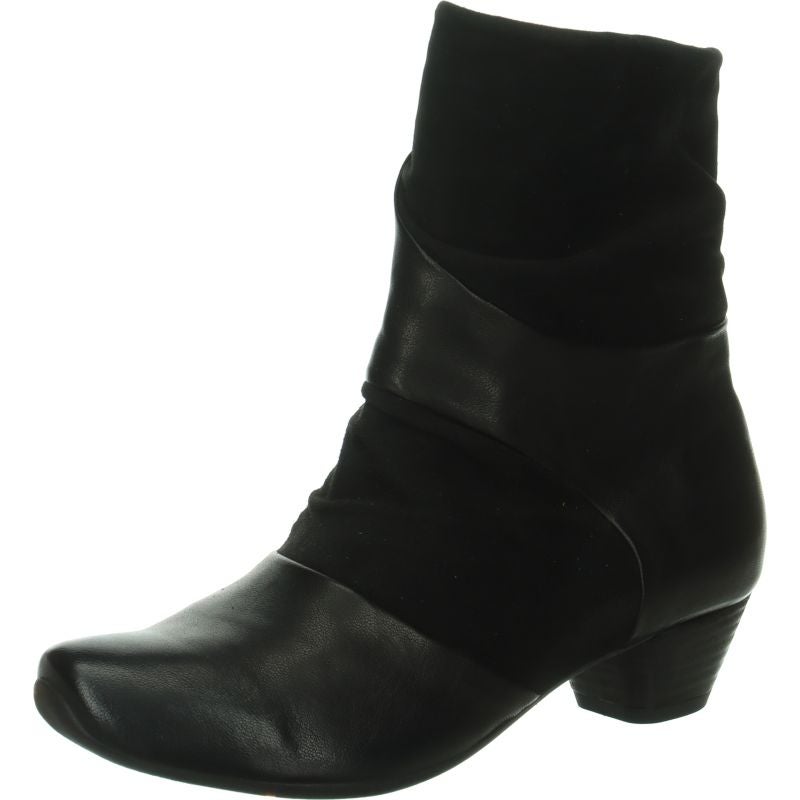 Think AIDA DAMEN Woman Ankle boot - Material: Leather in Black