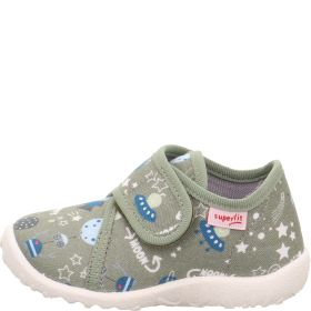 Superfit SPOTTY Boys Slipper - Material: Textile in Green