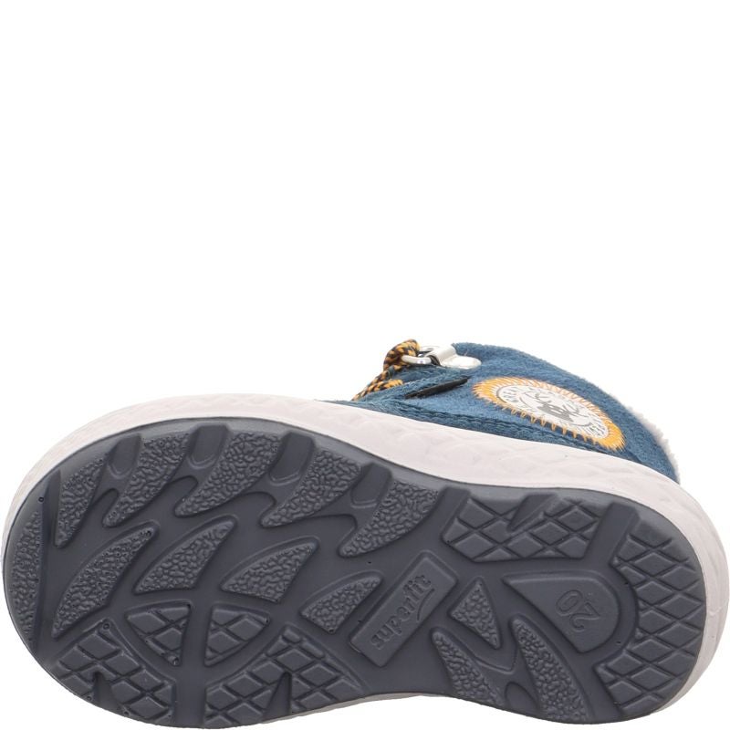 Superfit GROOVY 2.0 Boys Boot - Material: Leather/Textil in Blue