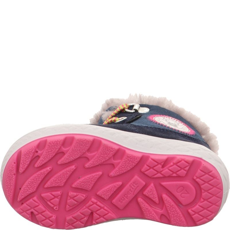 Superfit GROOVY 2.0 Girls Boot - Material: Leather/Textil in Blue