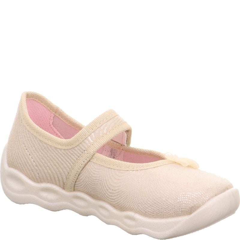 Superfit BUBBLE Mädchen Hausschuh - Material: Textil in Beige