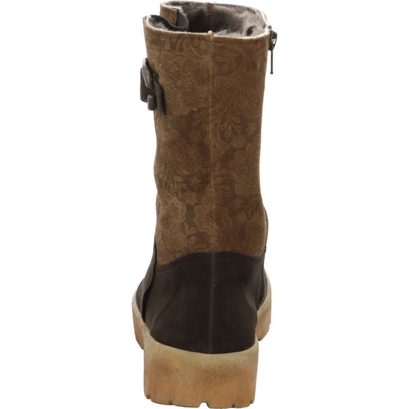 Think! CREPES Damen Stiefelette - Material: Leder in Braun