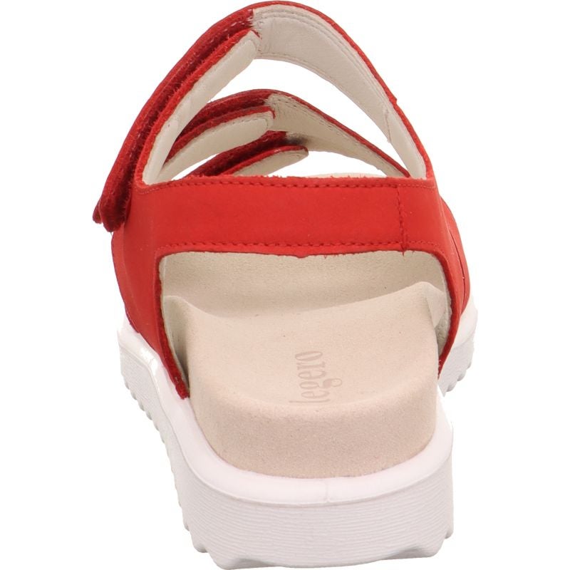 Legero MOVE Damen Sandale - Material: Leder in Rot