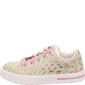 Superfit STELLA Sneaker low - Material: Leder/Textil in Grün