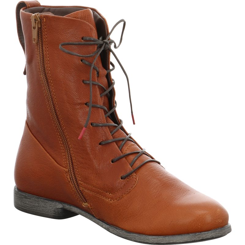 Think AGRAT Woman Ankle boot - Material: Leather in Brown