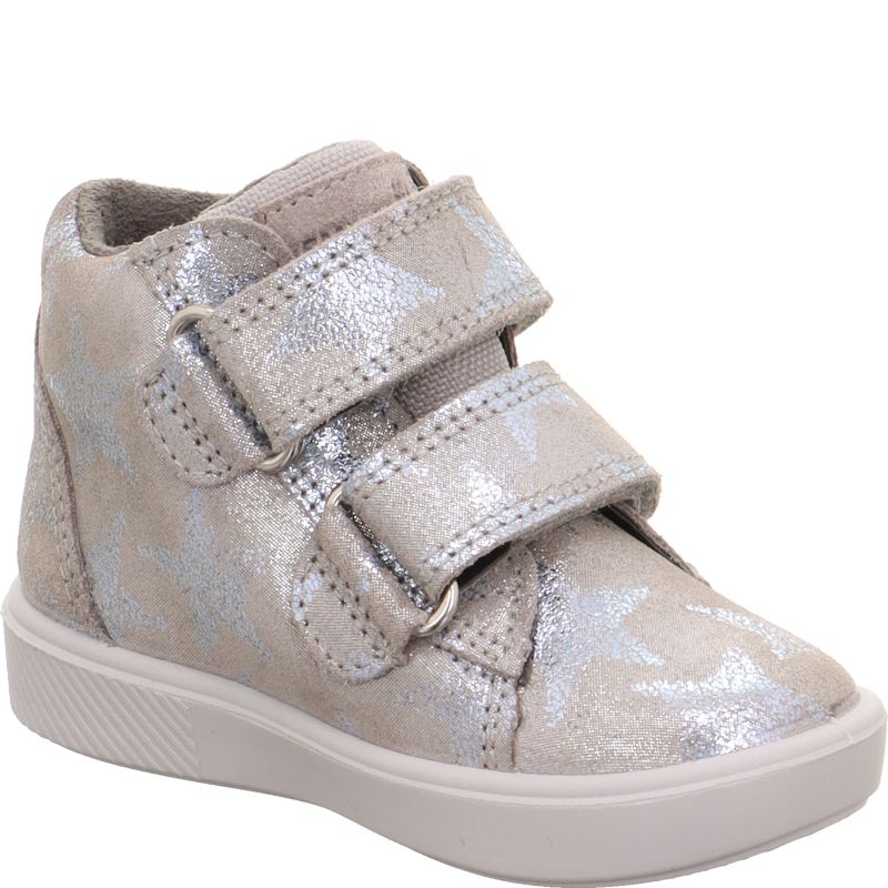 Superfit SUPIES Girls Sneakers high - Material: Leather/Textil in Grey
