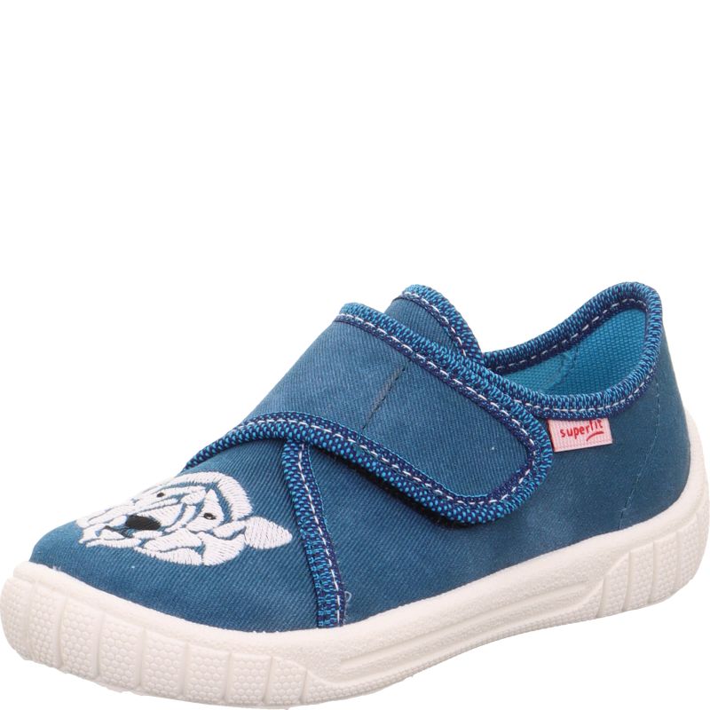 Superfit BILL Jungen Hausschuh - Material: Textil in Blau