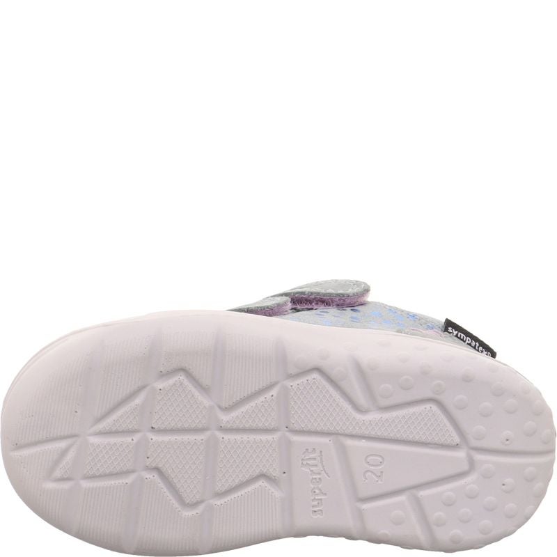 Superfit WHALEY Sneaker high - Material: Leder/Textil in Blau