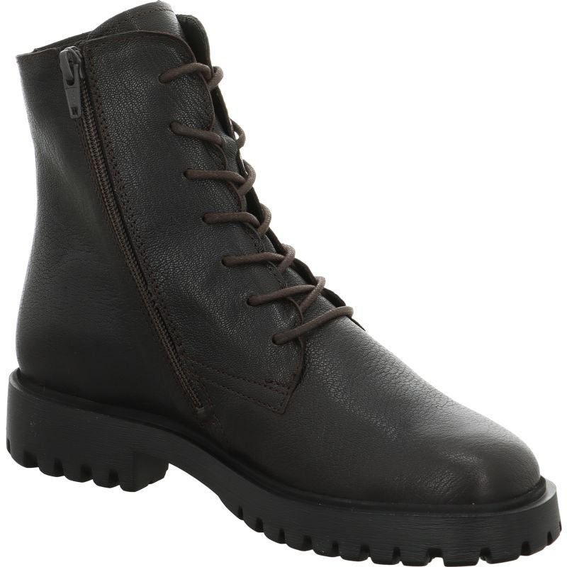 Think TRENTO Woman Ankle boot - Material: Leather in Brown