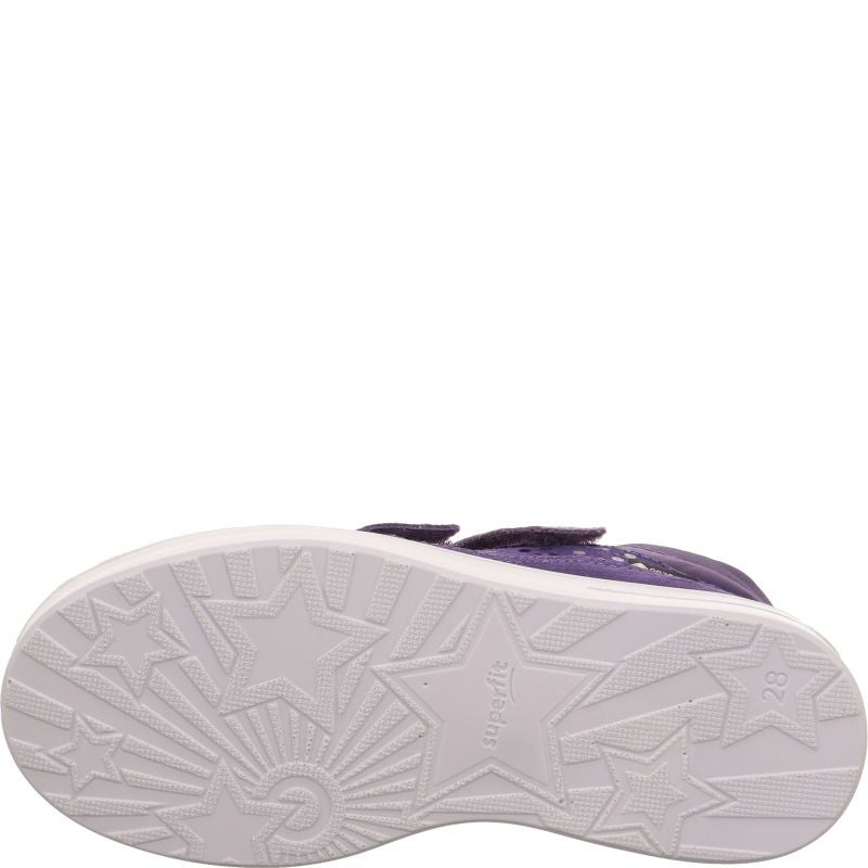 Superfit STELLA Sneakers high - Material: Leather/Textil in Purple