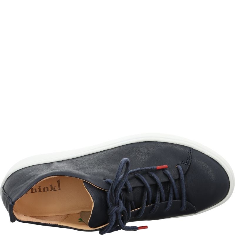 Think! GRING Damen Sneaker low - Material: Leder in Blau