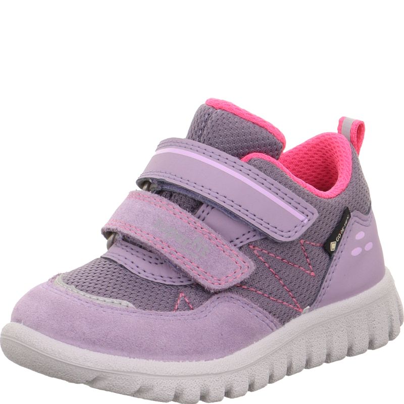 Superfit SPORT7MINI Sneakers low - Material: LederSonstigesMaterialTexti in Purple