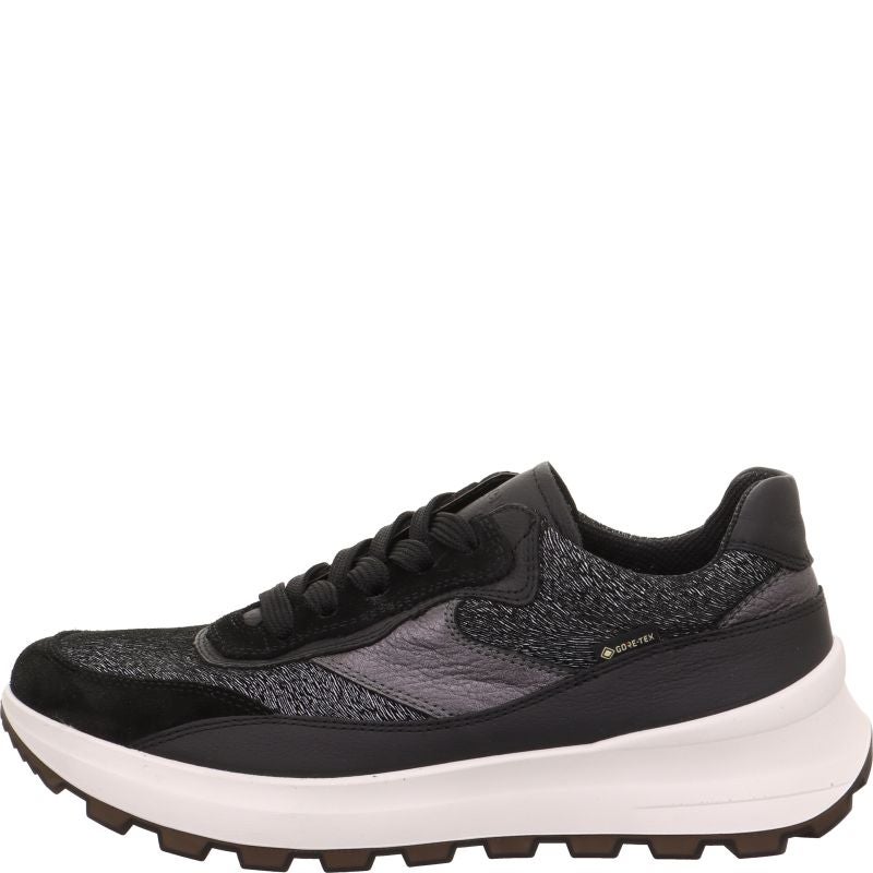 legero T4 RUN Damen Sneaker low - Material: Leder in Schwarz