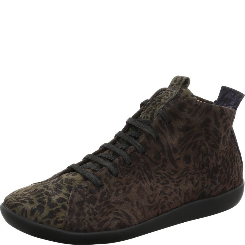 Think! NATURE Damen Sneaker high - Material: Leder in Mehrfarbig