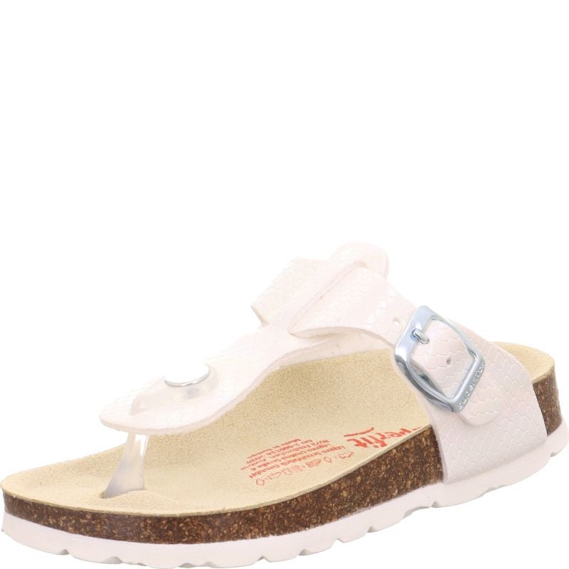 Superfit FUSSBETTPANTOFFEL Girls Slipper - Material: Sonstiges Material in White