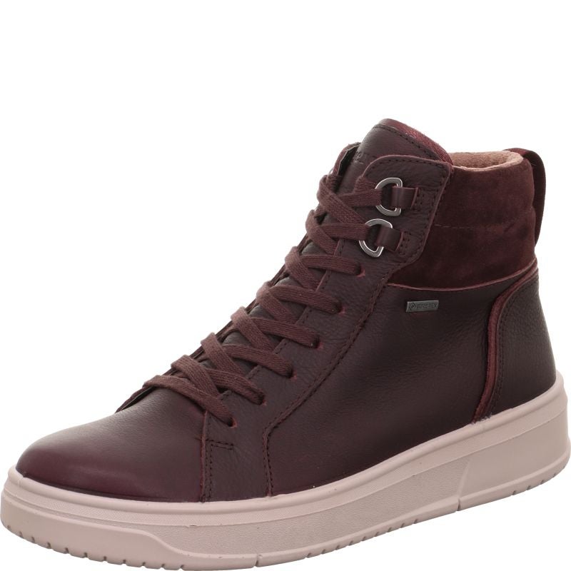 legero REJOISE Damen Sneaker high - Material: Leder in Rot