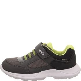 Superfit RUSH Jungen Sneaker low - Material: Textil/Sonstiges Material in Grau
