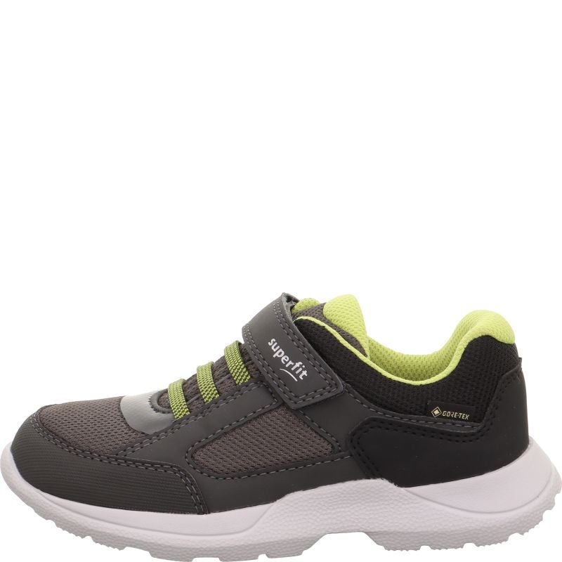 Superfit RUSH Jungen Sneaker low - Material: Textil/Sonstiges Material in Grau