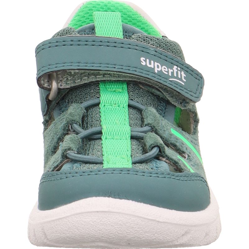 Superfit SPORT7 MINI Sneaker low - Material: Leder/Sonstiges Material/Textil in Grün