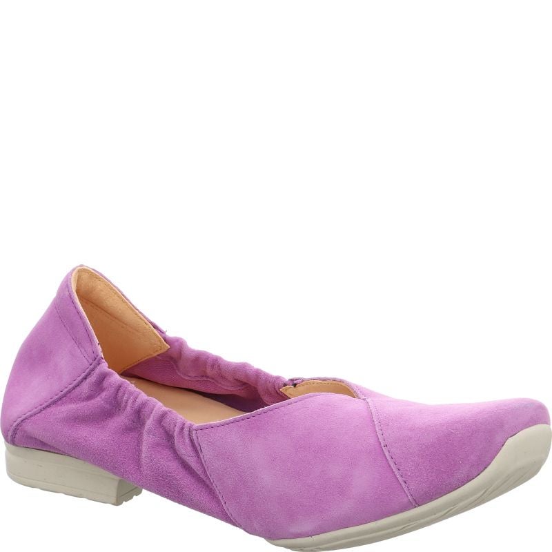 Think GAUDI Woman Ballerina - Material: Leather in Purple
