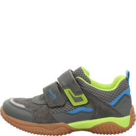 Superfit STORM Sneakers low - Material: Leder/Sonstiges Material/Texti in Green