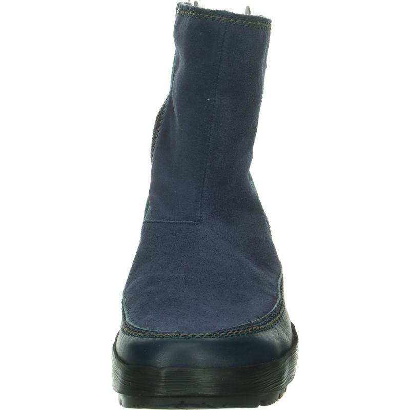 Think COMODA Woman Ankle boot - Material: Leather in Blue