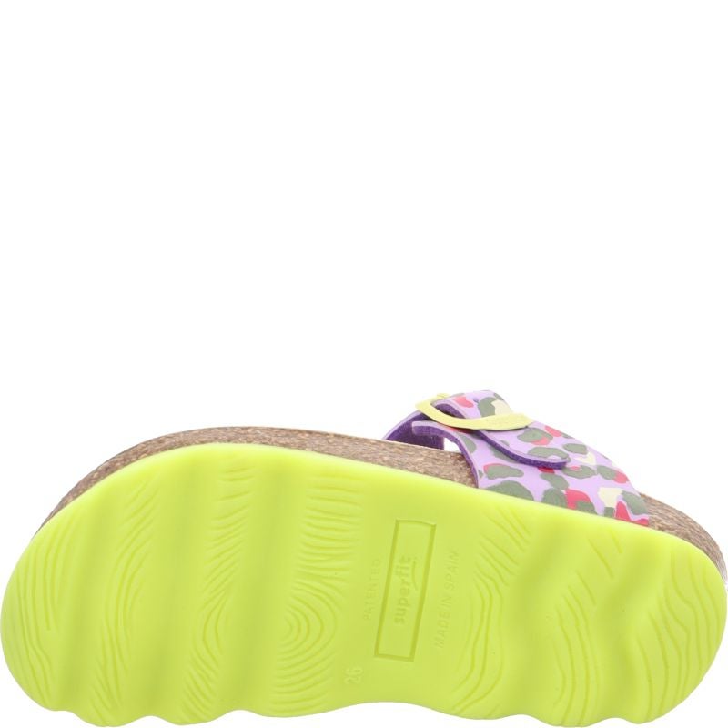 Superfit FUSSBETTPANTOFFEL Girls Slipper - Material: Sonstiges Material in Purple